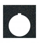 Textured Plastic Legend Plate 30mm 800T Blank